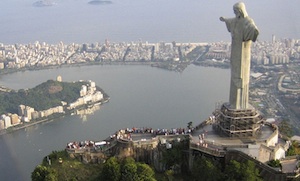 Cristo o Redentor statue over Rio de Janeiro