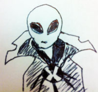 All Hail Xenu, Doodled by Mike